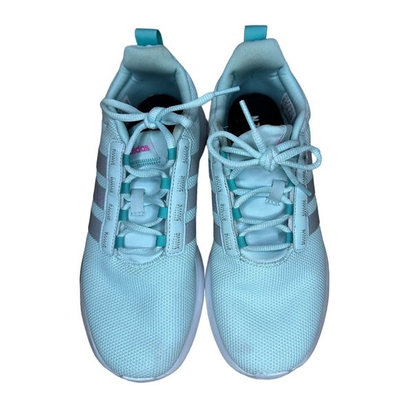 Adidas Women's Lite Racer TR 21 K Mint Green Size 6.5 - Picture 3 of 8
